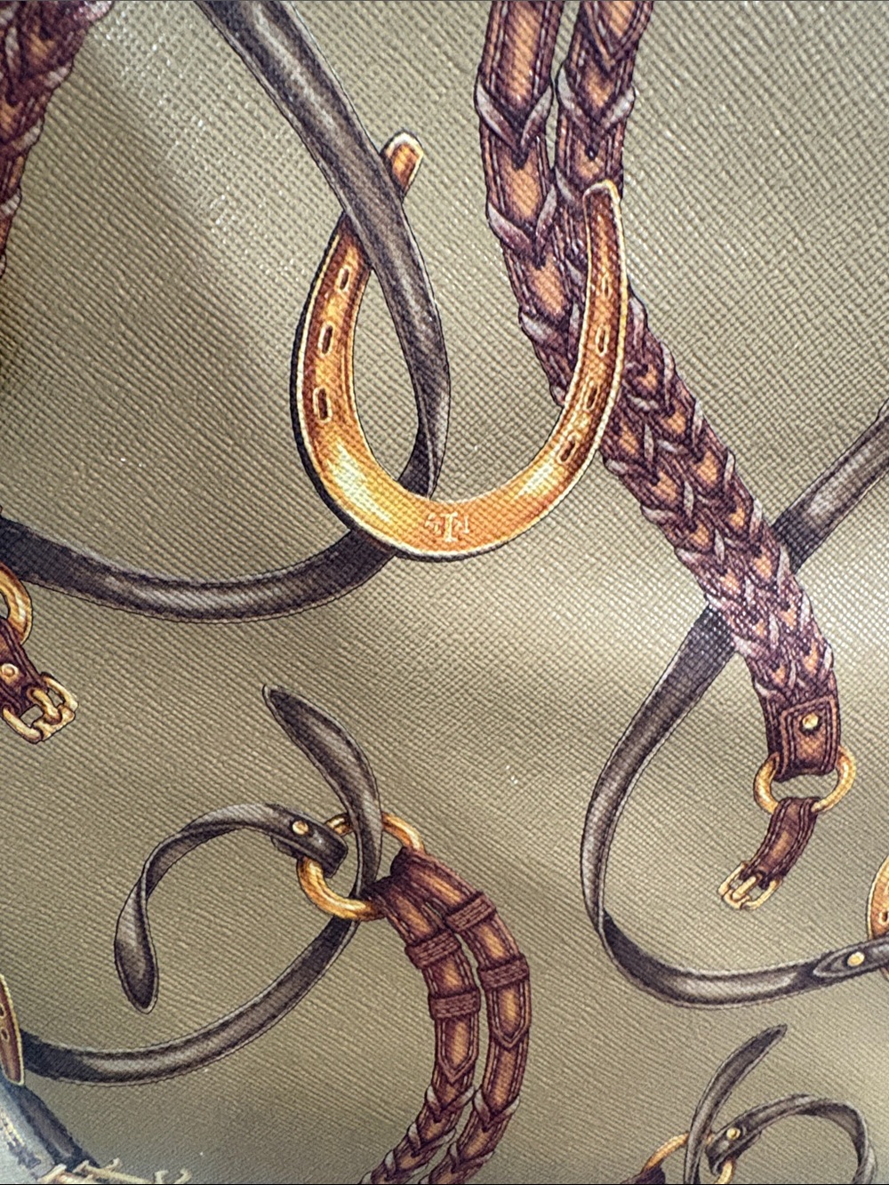VTG- Lauren Ralph Lauren Caldwell Belting Tote Bag - Picture 7 of 16